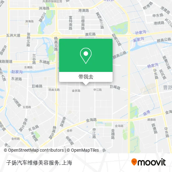 子扬汽车维修美容服务地图