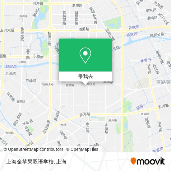 上海金苹果双语学校地图