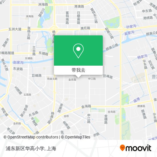 浦东新区华高小学地图