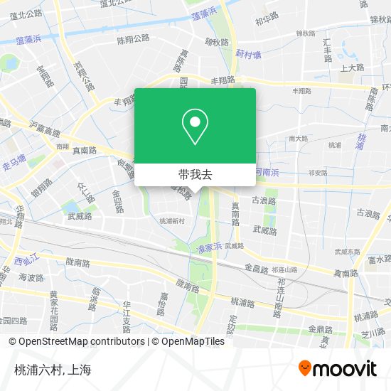桃浦六村地图