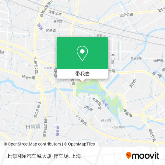 上海国际汽车城大厦-停车场地图