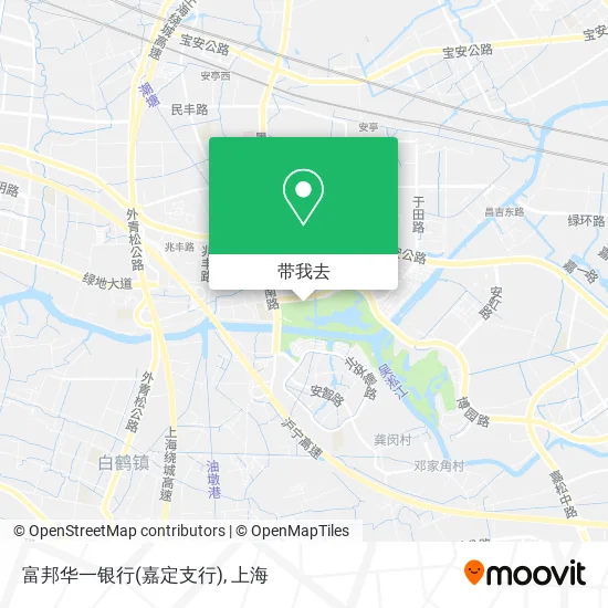 富邦华一银行(嘉定支行)地图