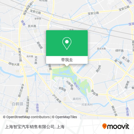 上海智宝汽车销售有限公司地图