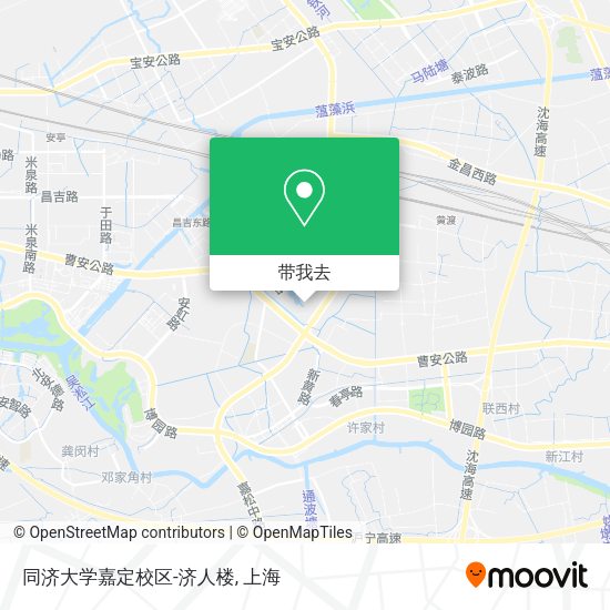 同济大学嘉定校区-济人楼地图