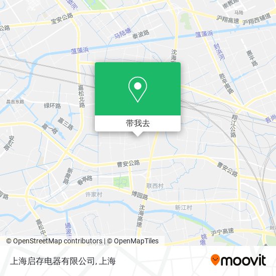 上海启存电器有限公司地图