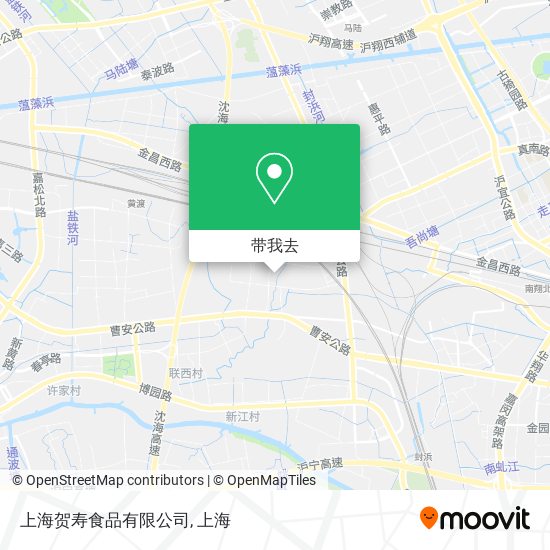 上海贺寿食品有限公司地图