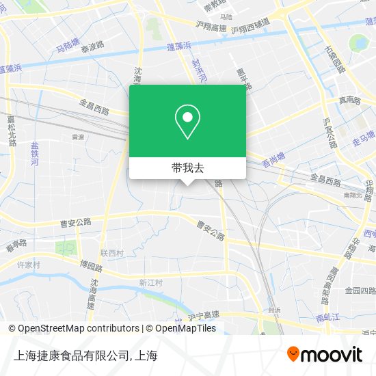 上海捷康食品有限公司地图