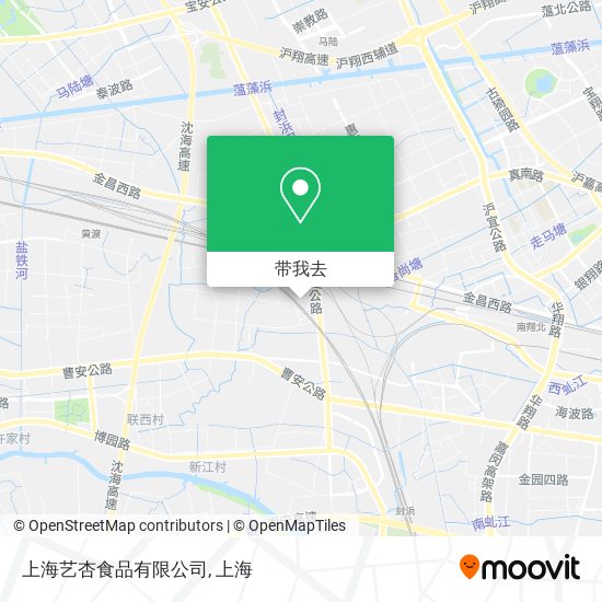 上海艺杏食品有限公司地图
