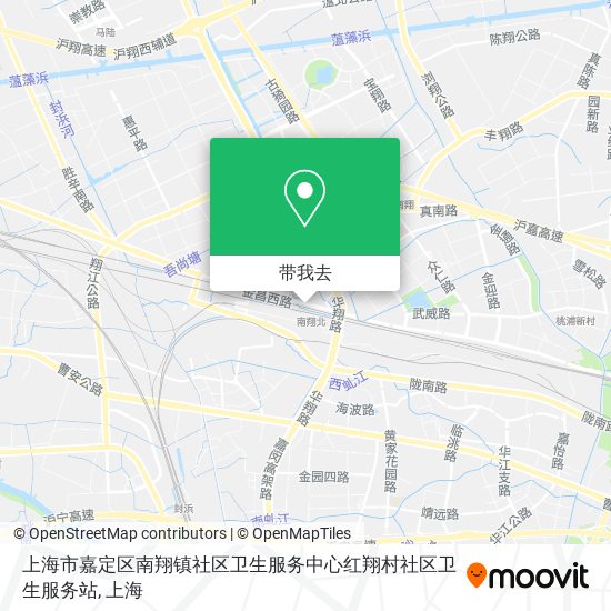 上海市嘉定区南翔镇社区卫生服务中心红翔村社区卫生服务站地图