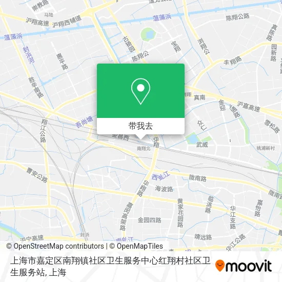 上海市嘉定区南翔镇社区卫生服务中心红翔村社区卫生服务站地图