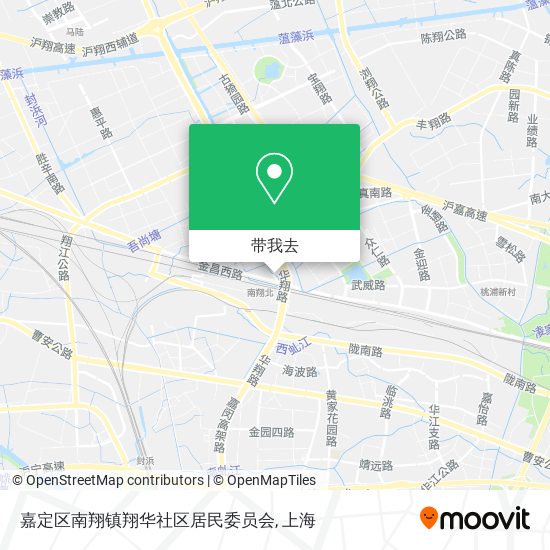 嘉定区南翔镇翔华社区居民委员会地图
