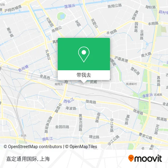 嘉定通用国际地图