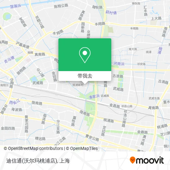 迪信通(沃尔玛桃浦店)地图