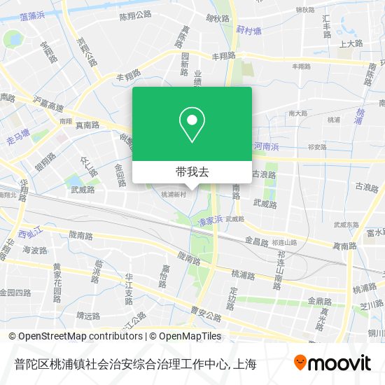 普陀区桃浦镇社会治安综合治理工作中心地图
