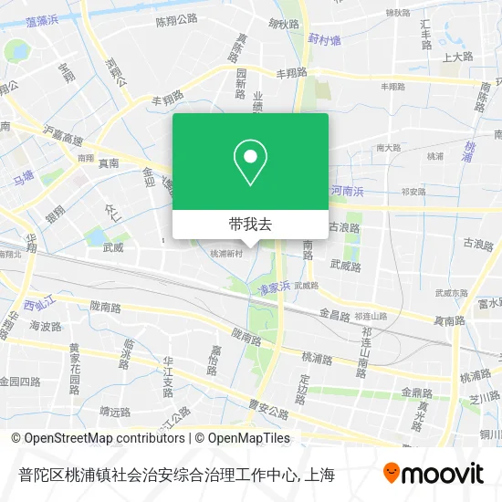 普陀区桃浦镇社会治安综合治理工作中心地图