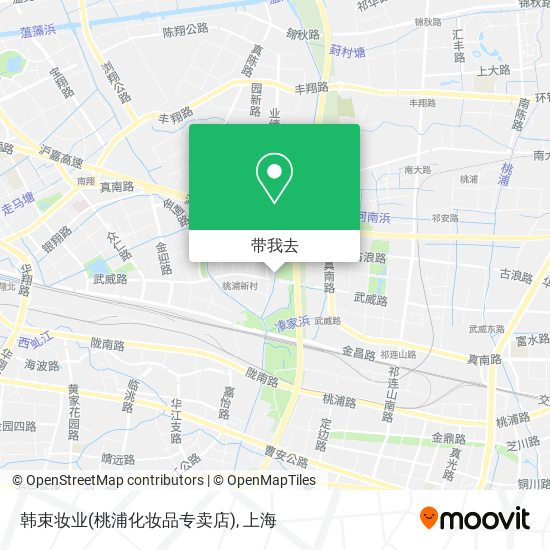 韩束妆业(桃浦化妆品专卖店)地图