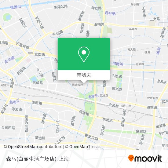 森马(白丽生活广场店)地图