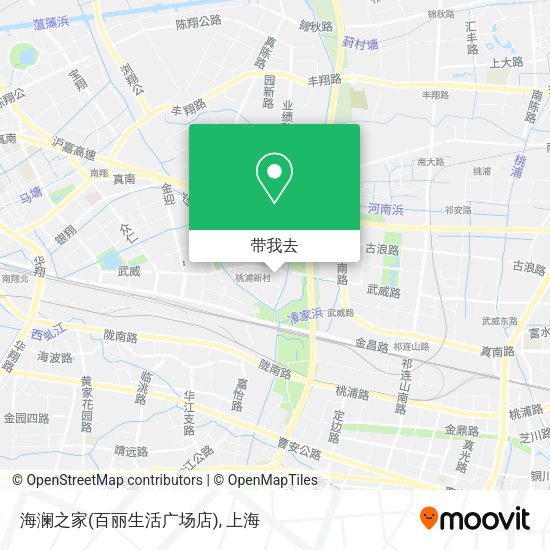 海澜之家(百丽生活广场店)地图