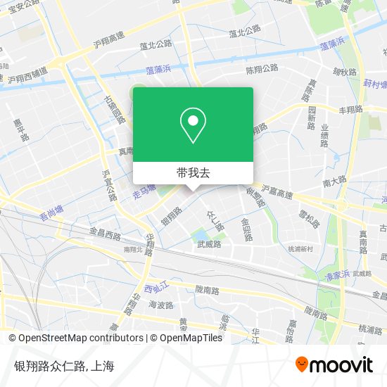 银翔路众仁路地图