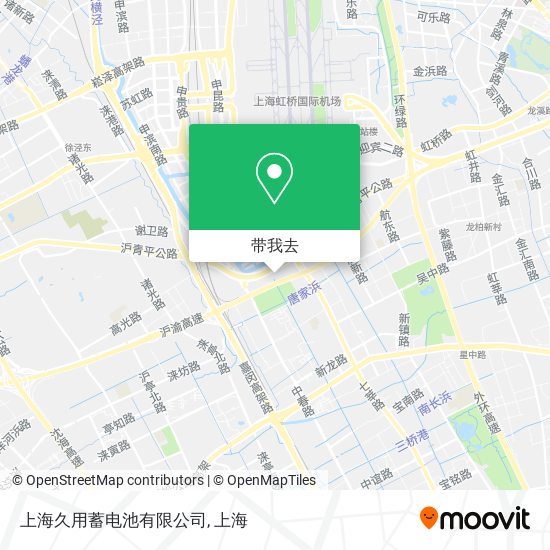 上海久用蓄电池有限公司地图