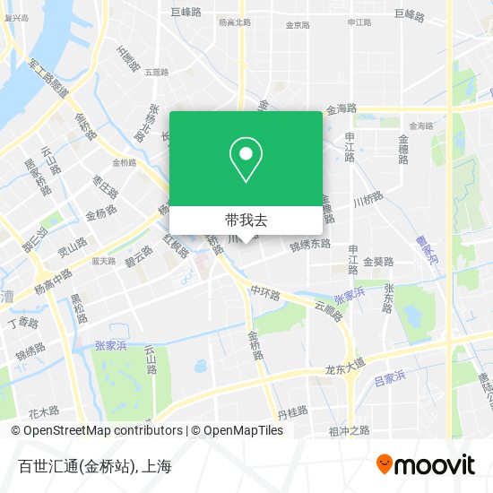 百世汇通(金桥站)地图