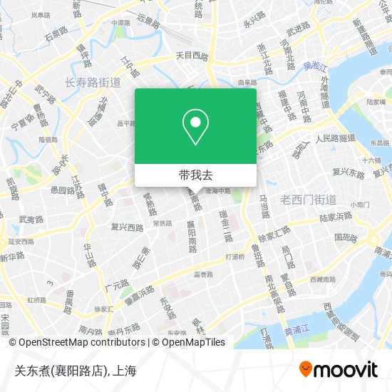关东煮(襄阳路店)地图