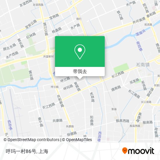 呼玛一村86号地图
