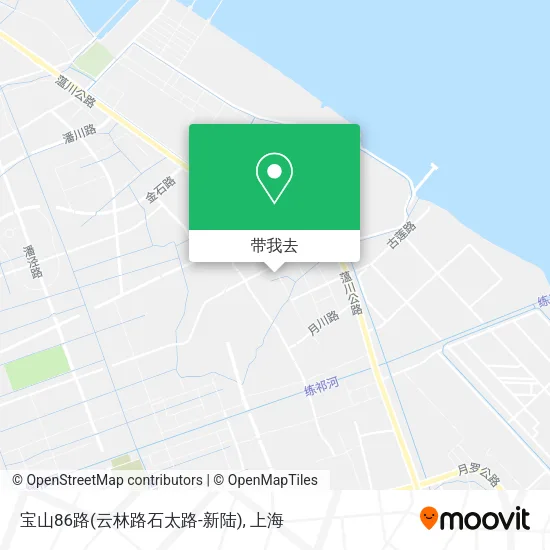 宝山86路(云林路石太路-新陆)地图