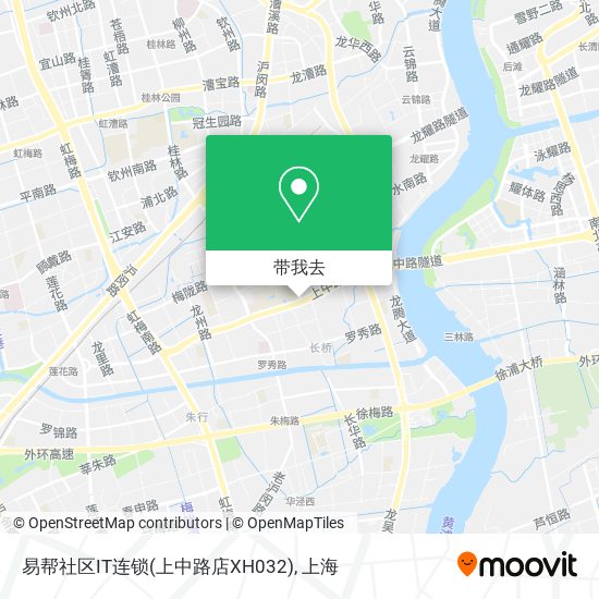 易帮社区IT连锁(上中路店XH032)地图