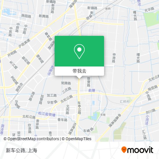 新车公路地图