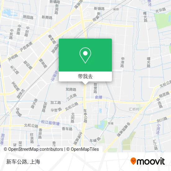 新车公路地图