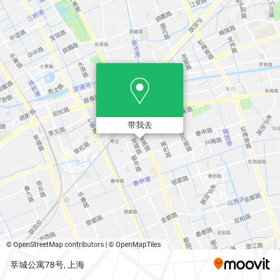 莘城公寓78号地图