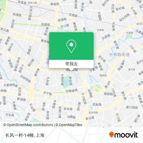 长风一村-14幢地图