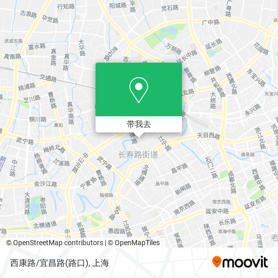 西康路/宜昌路(路口)地图