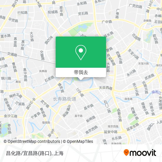 昌化路/宜昌路(路口)地图