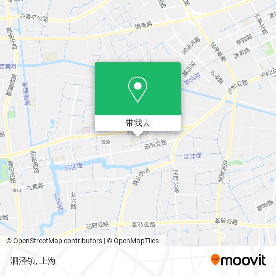 泗泾镇地图