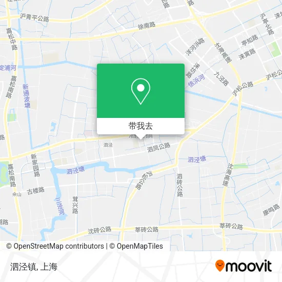 泗泾镇地图