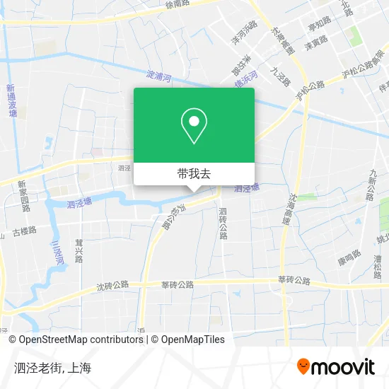 泗泾老街地图