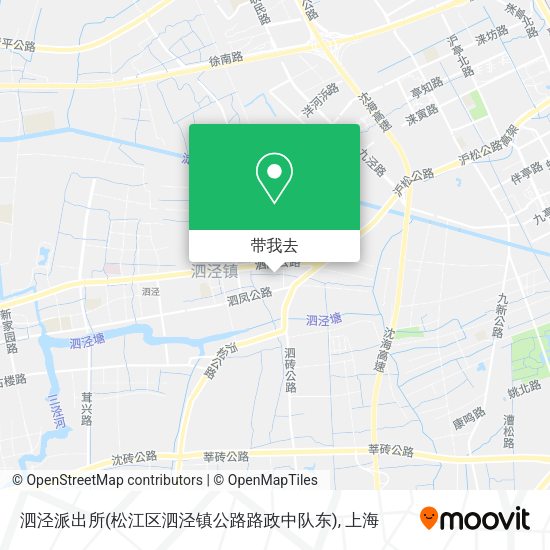 泗泾派出所(松江区泗泾镇公路路政中队东)地图