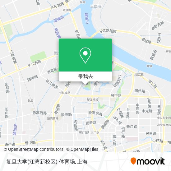 复旦大学(江湾新校区)-体育场地图