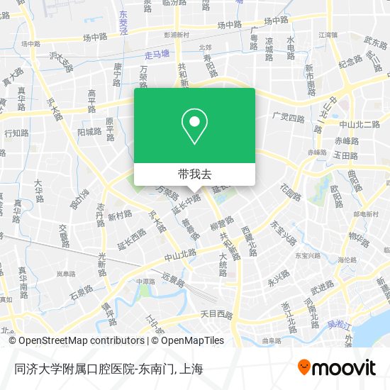 同济大学附属口腔医院-东南门地图
