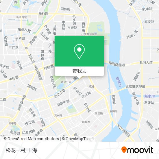 松花一村地图