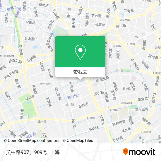 吴中路907、909号地图
