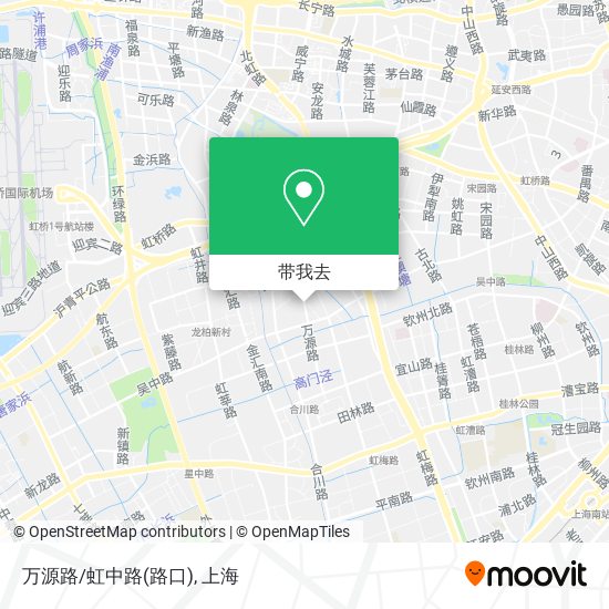 万源路/虹中路(路口)地图