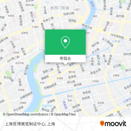 上海世博展览制证中心地图