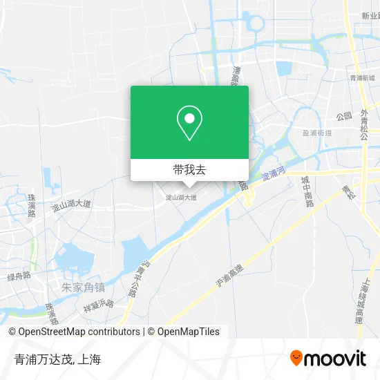 青浦万达茂地图