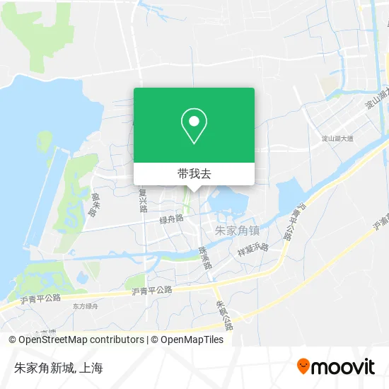 朱家角新城地图