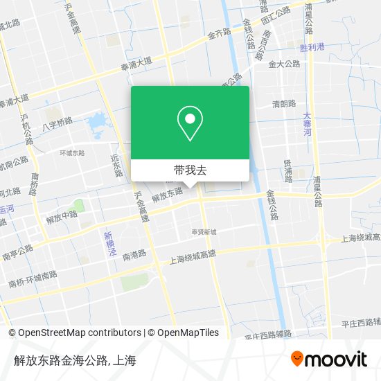 解放东路金海公路地图