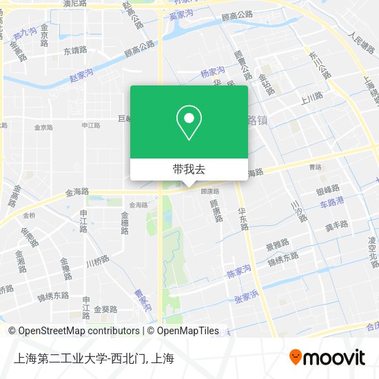 上海第二工业大学-西北门地图