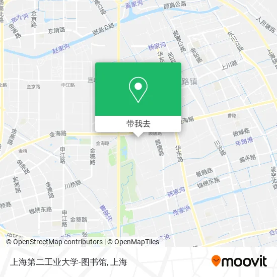 上海第二工业大学-图书馆地图